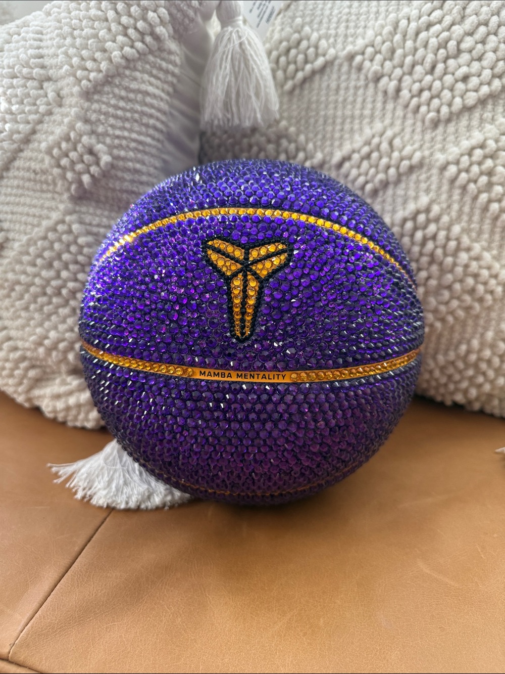 Nike Kobe blinged out purple basketball sports custom